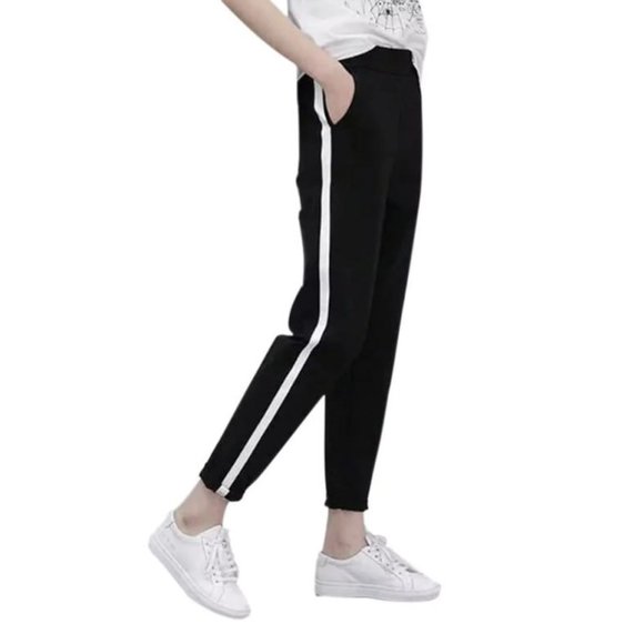 Maddie Other - Maddie Girls Black Casual Basic Slim Solid Black Pant Size L